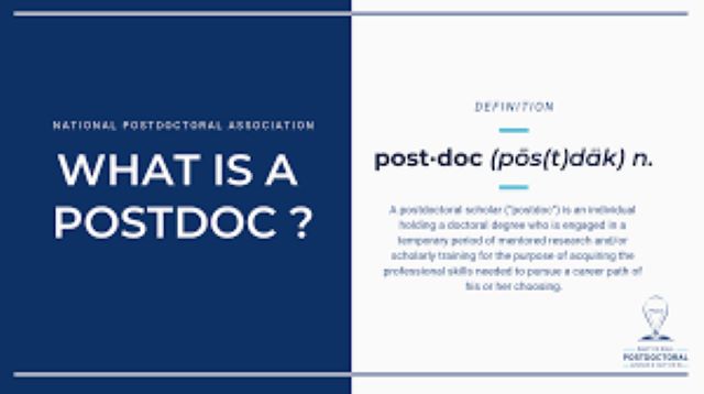 Khái niệm thông tin sơ lược về PostDoc là gì?